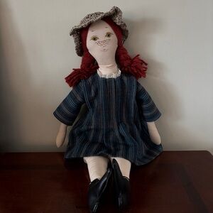Vintage Handmade Anne of Green Gables Doll